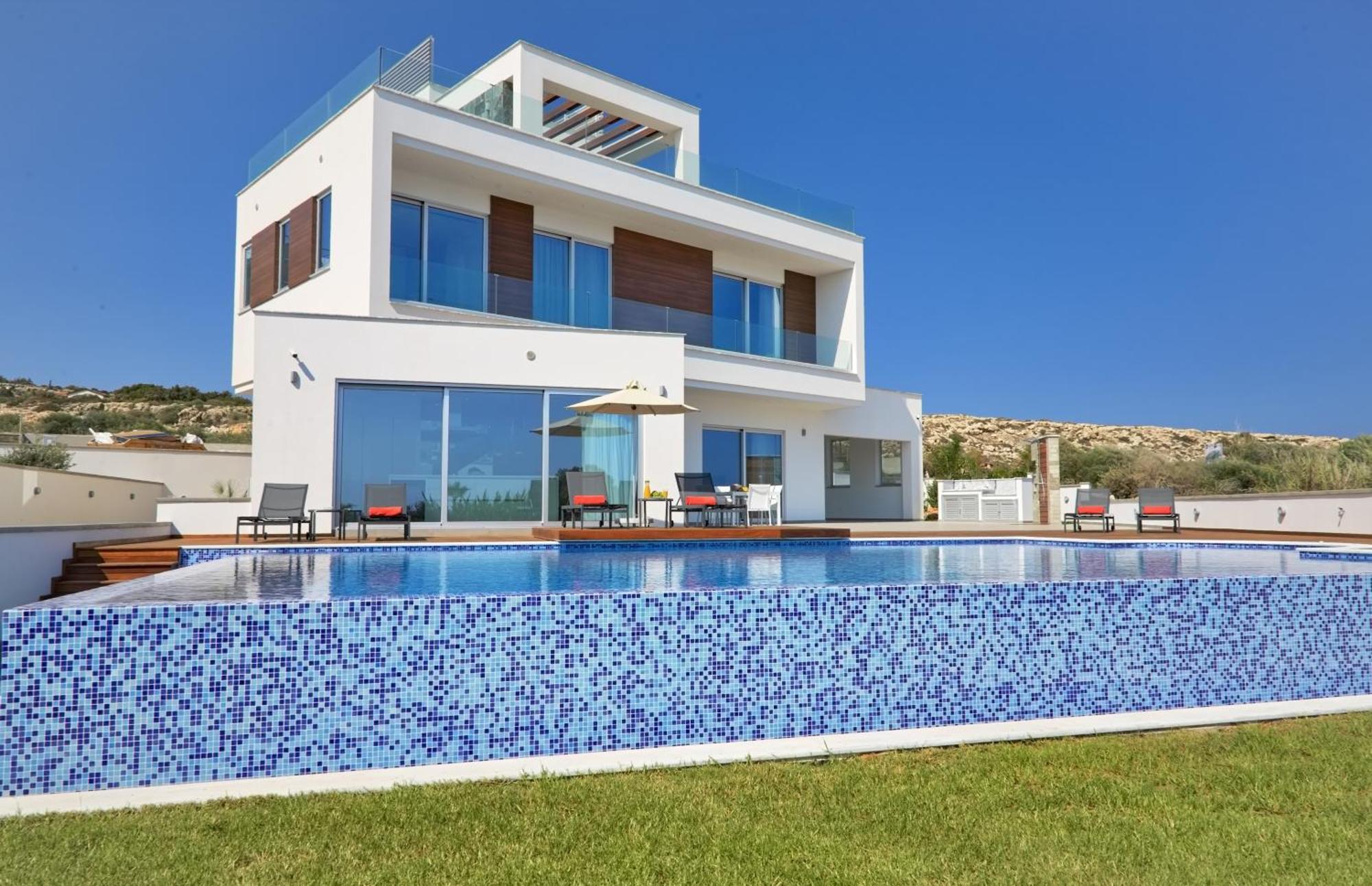 Beachfront Luxury Villa Idania Ayia Napa Exterior foto