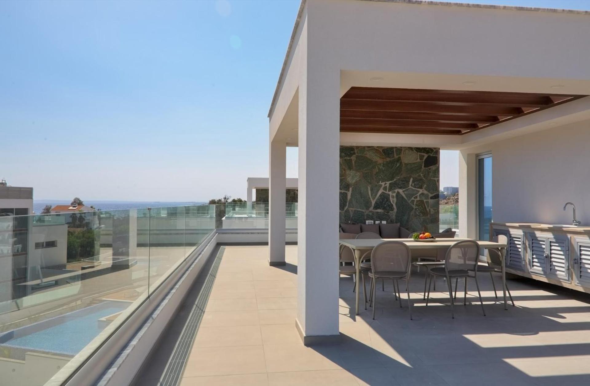 Beachfront Luxury Villa Idania Ayia Napa Exterior foto