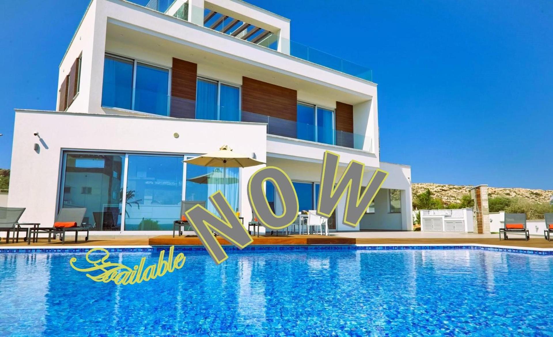 Beachfront Luxury Villa Idania Ayia Napa Exterior foto